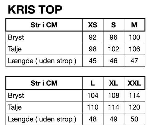 HUNKØN Kris Top Toppe White