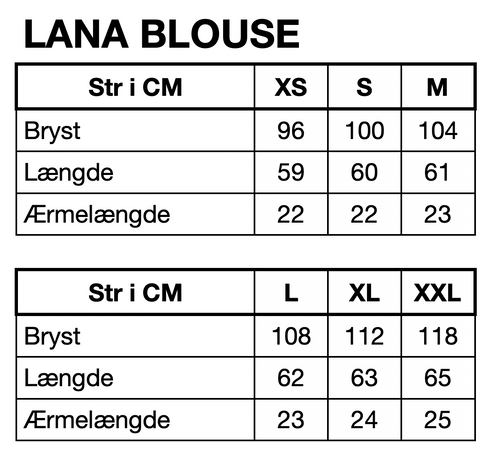 HUNKØN Lana Blouse Bluser Pastels