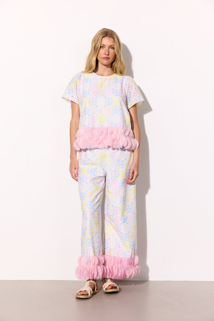 HUNKØN Lana Blouse Bluser Pastels