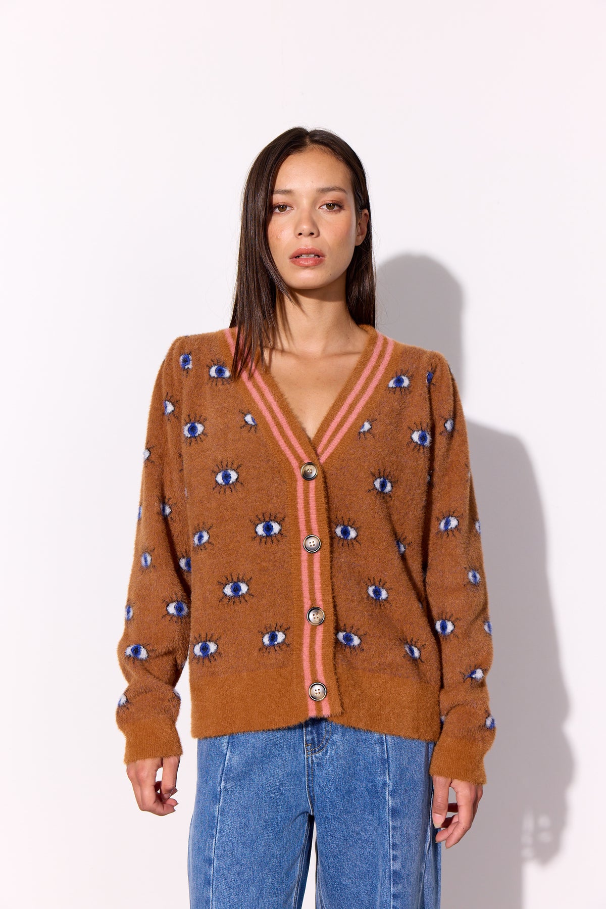 HUNKØN Lilou Cardigan Cardigans Look at me Art Print