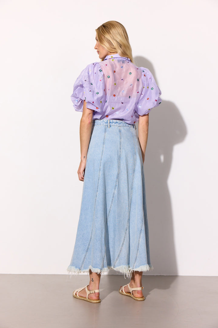 HUNKØN Lucia Shirt Skjorter Lavender