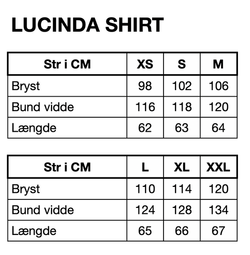 HUNKØN Lucinda Ruffle Shirt Skjorter Caramel Striped