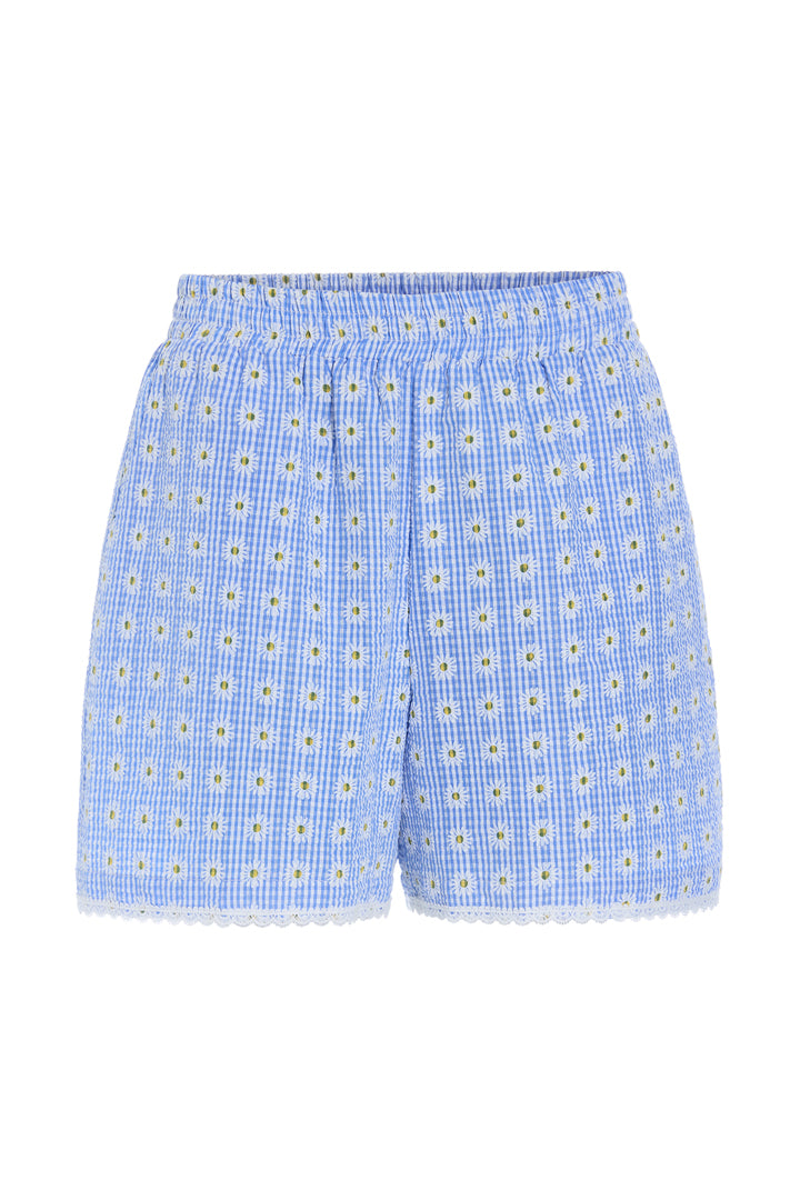 HUNKØN Maggi Shorts Shorts Blue Daisy