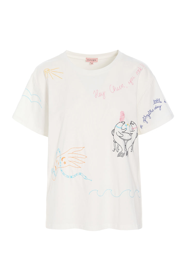HUNKØN Mavis T-shirt T-shirts White