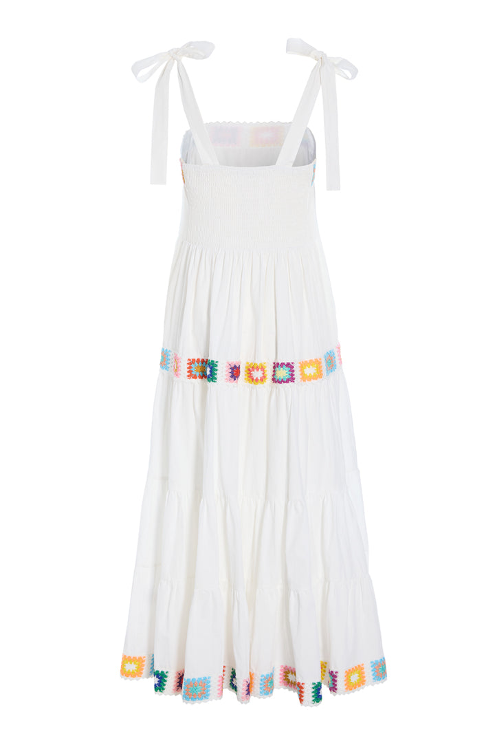 HUNKØN Millie Dress Kjoler White