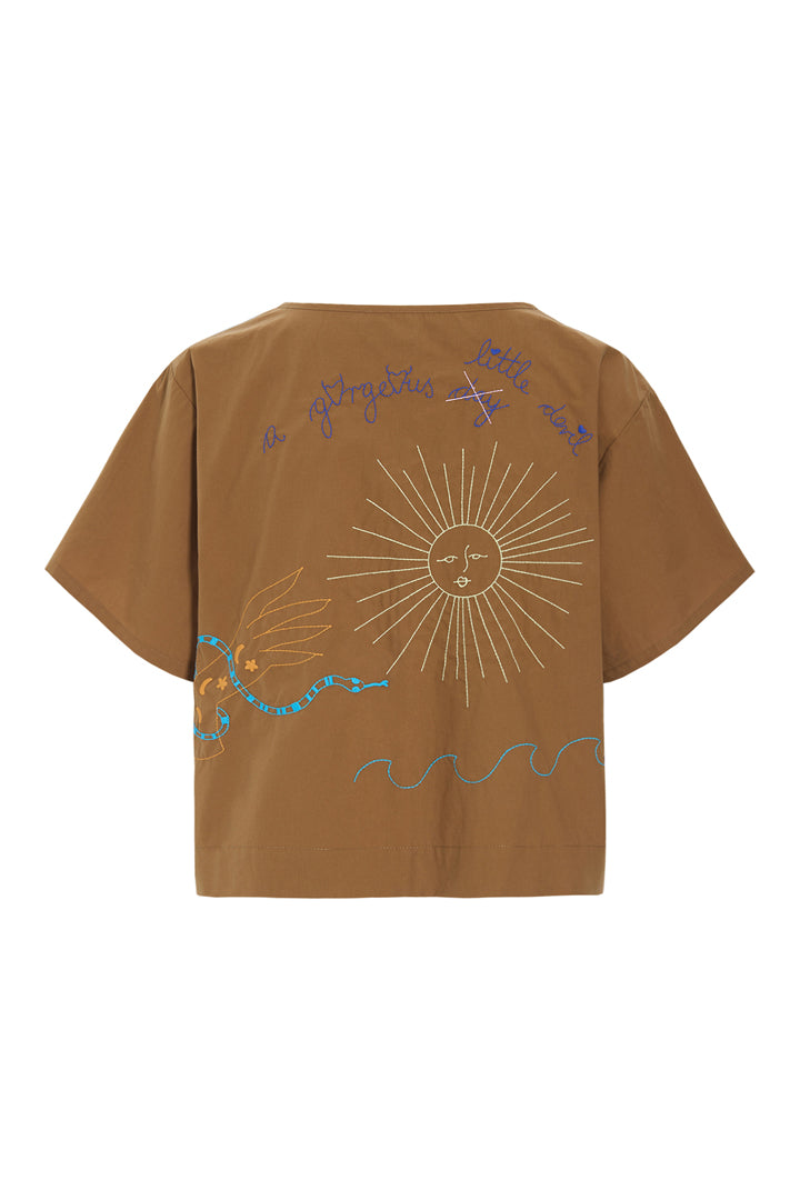 HUNKØN Nima Shirt Skjorter Caramel