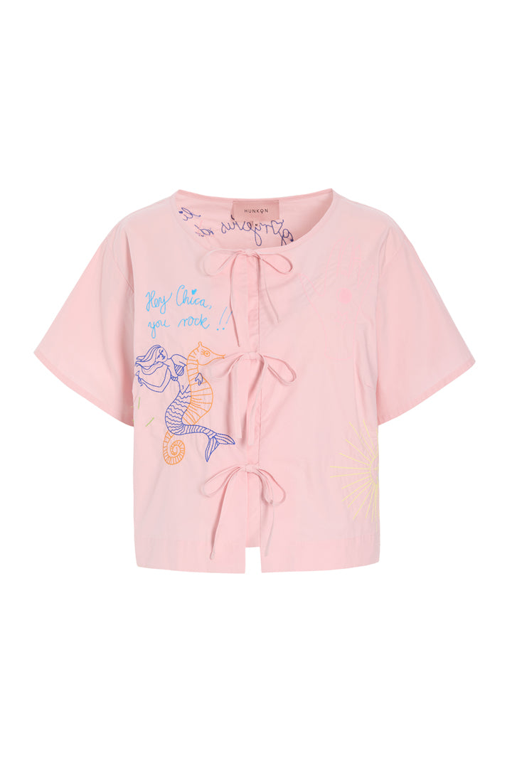 HUNKØN Nima Shirt Skjorter Rose
