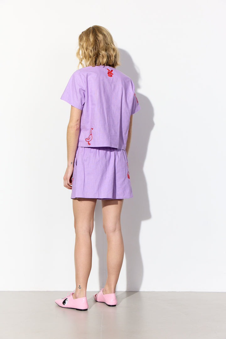 HUNKØN Nina Shirt Skjorter Lavender