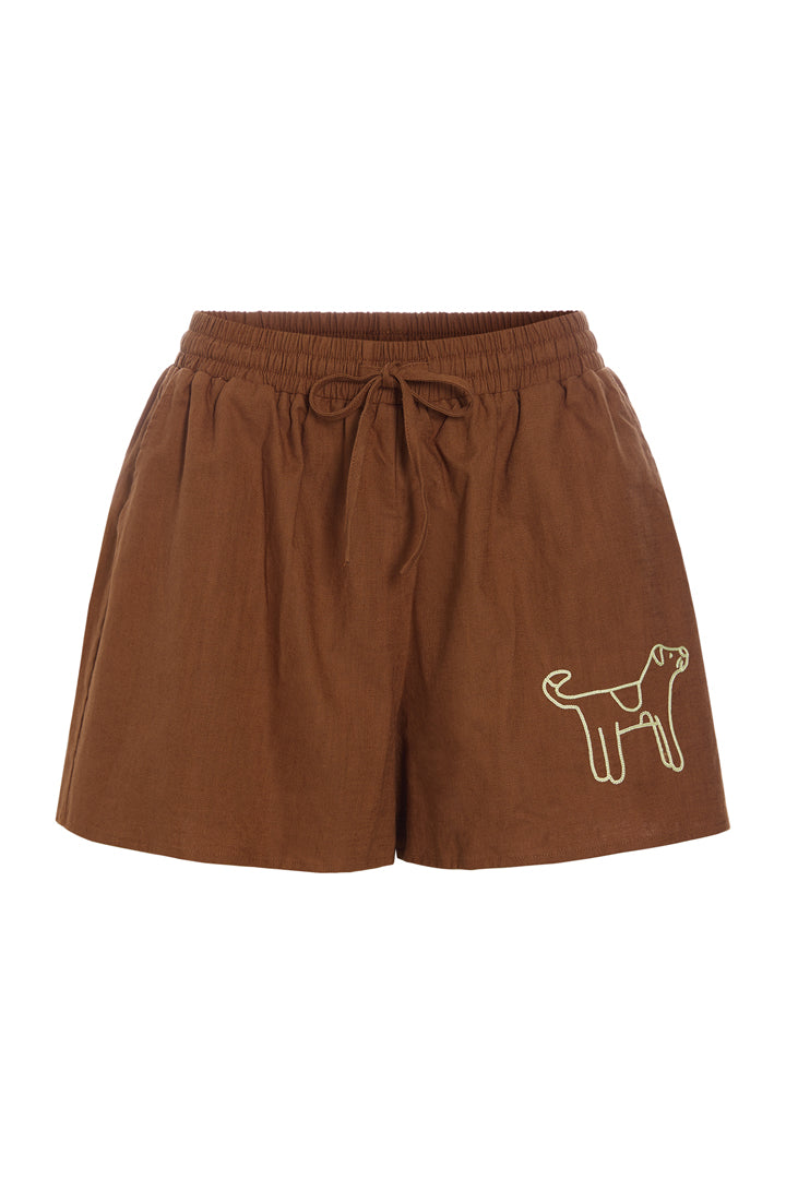 HUNKØN Nina Shorts Shorts Brown