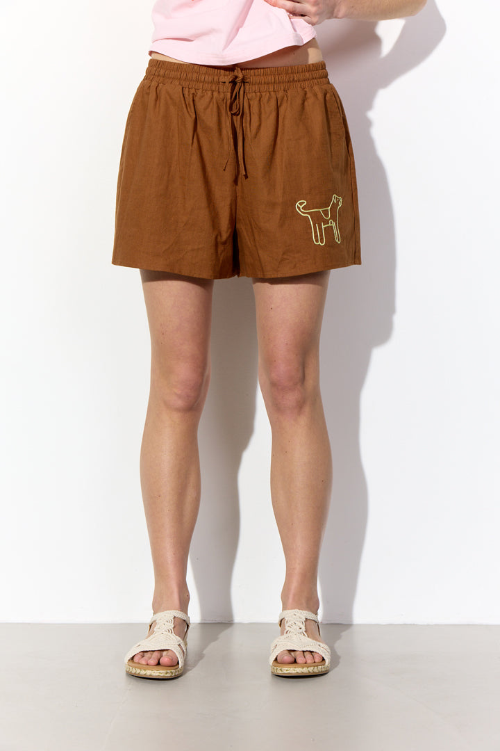 HUNKØN Nina Shorts Shorts Brown