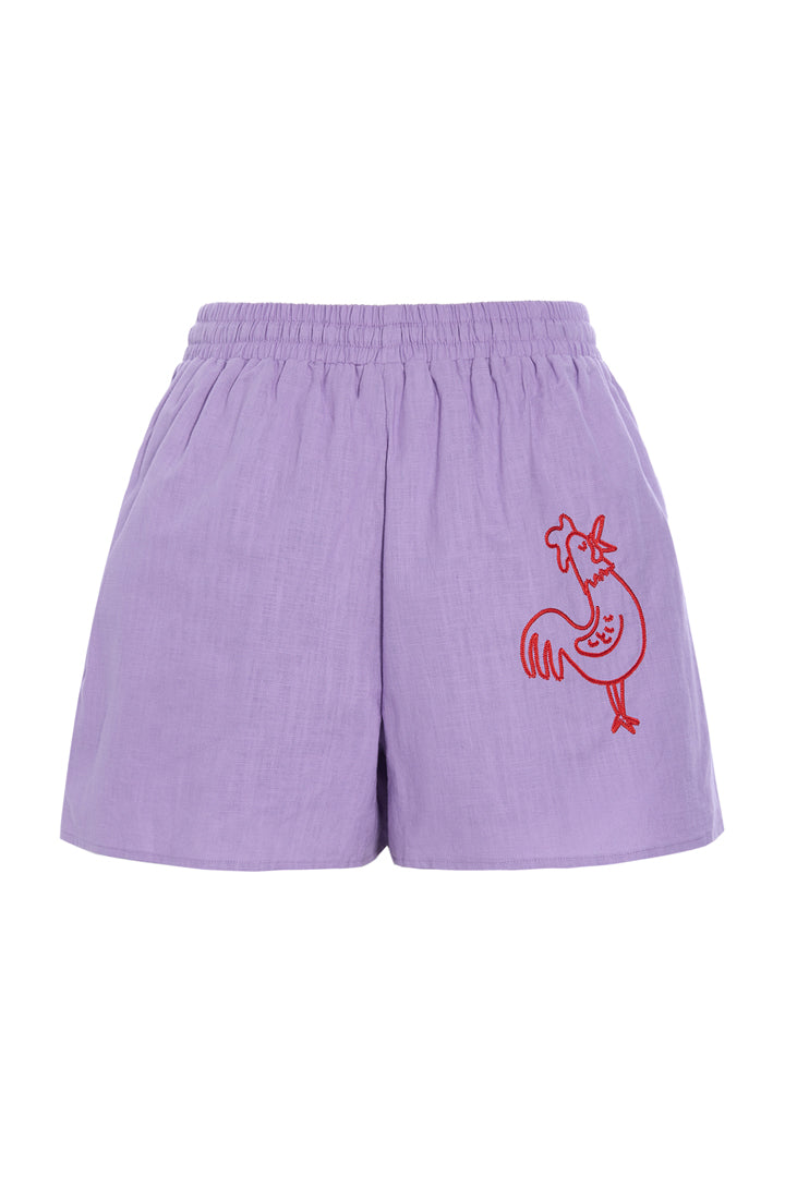 HUNKØN Nina Shorts Shorts Lavender