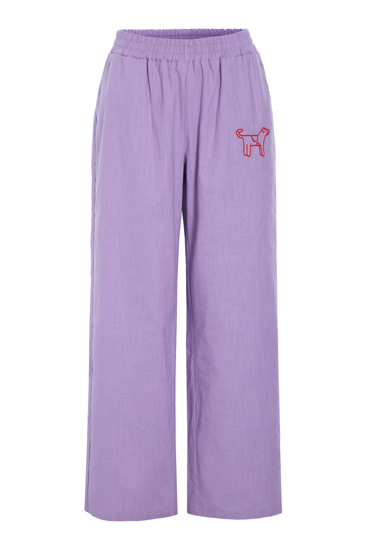 HUNKØN Nina Trousers Bukser Lavender