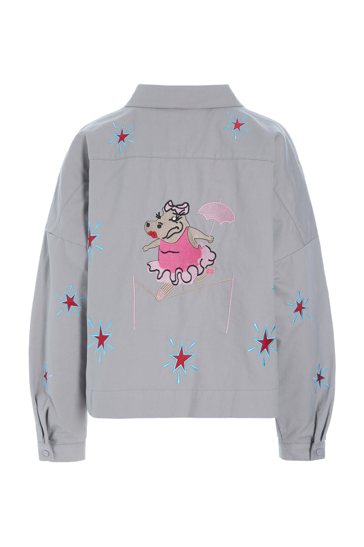 HUNKØN Electra Shirt Skjorter Grey