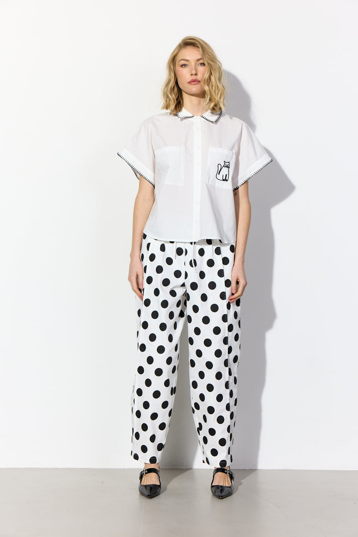 HUNKØN Oda Shirt Skjorter White
