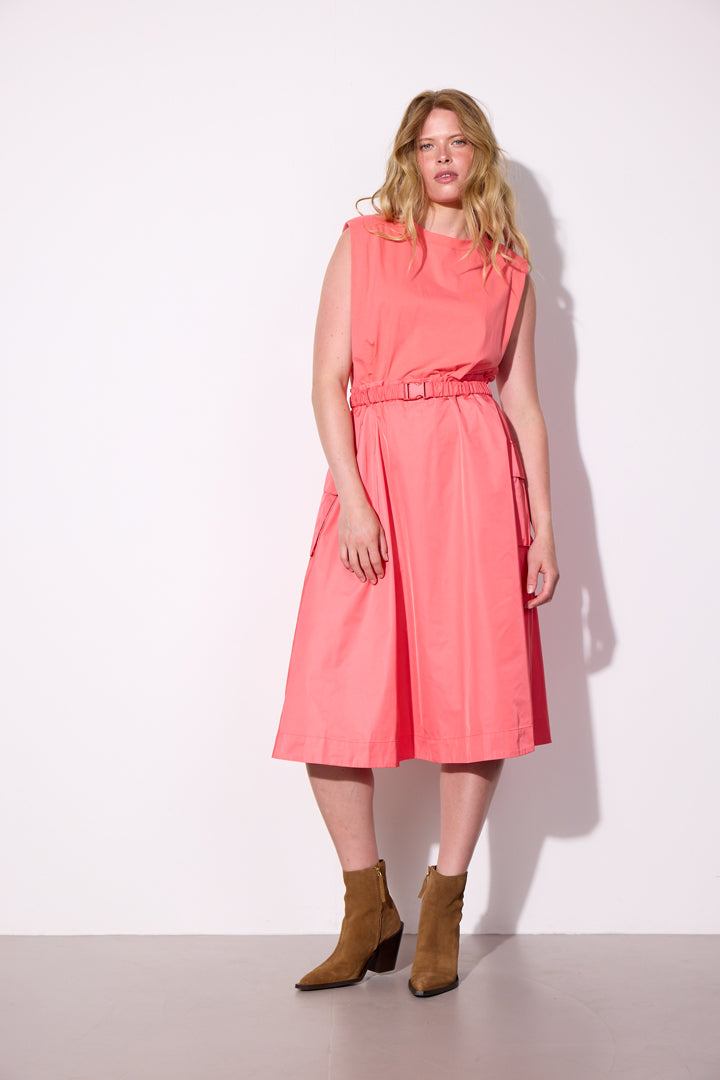 HUNKØN Onyx dress Kjoler Coral