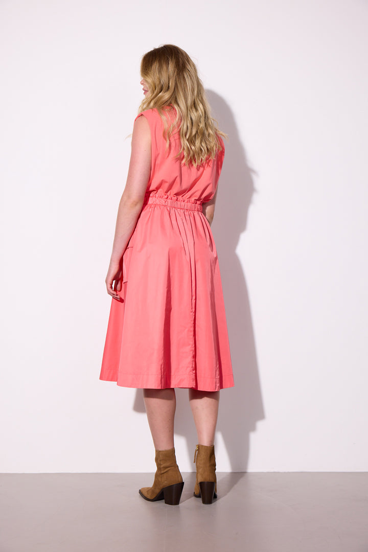 HUNKØN Onyx dress Kjoler Coral