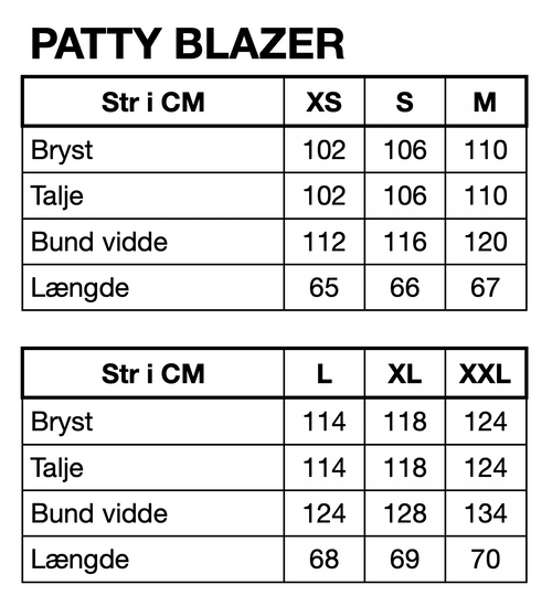 HUNKØN Patty Lace Blazer Jakker Cream