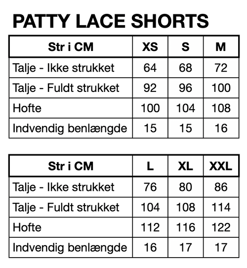 HUNKØN Patty Lace Shorts Shorts Cream