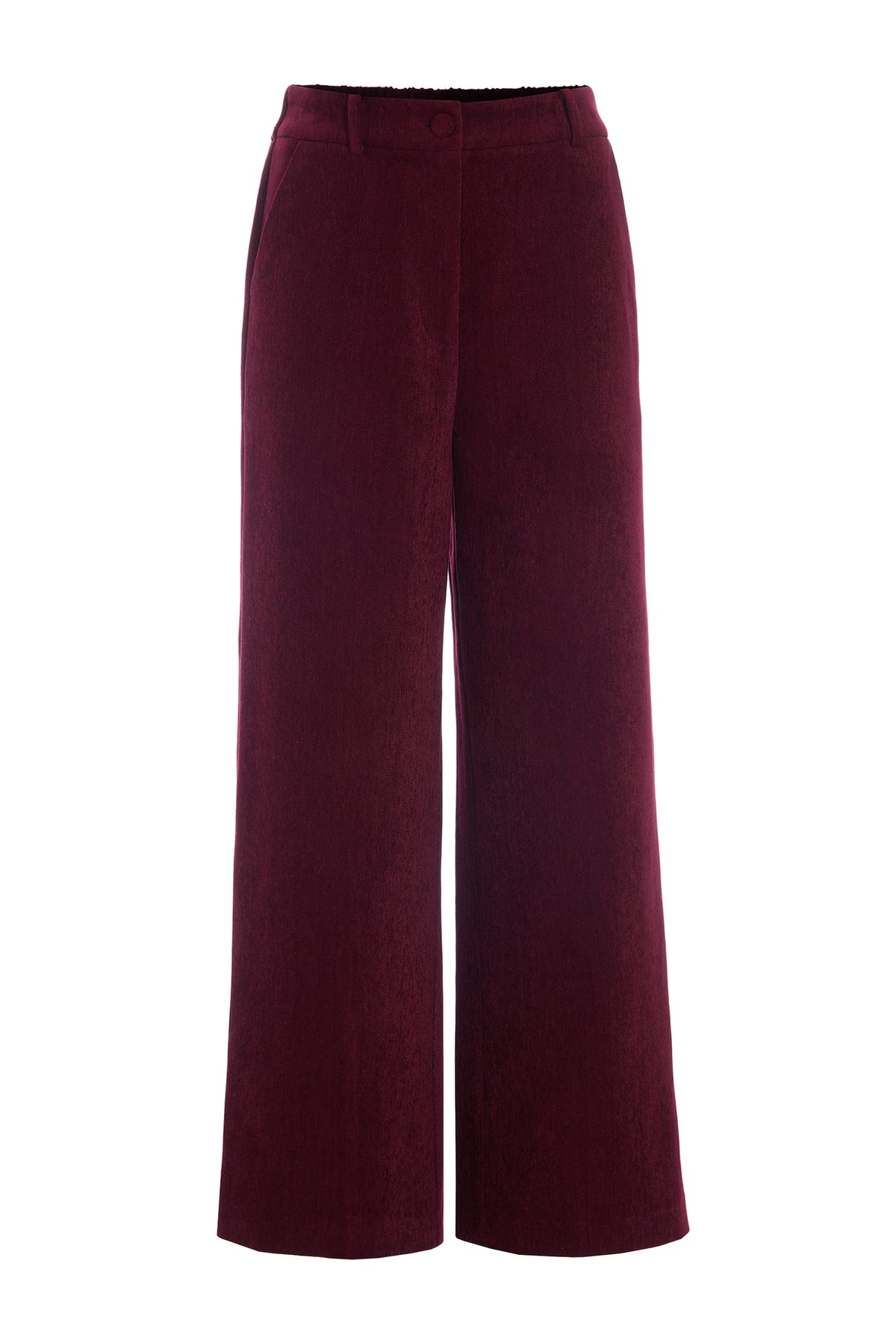 HUNKØN Petra Trousers Bukser Burgundy