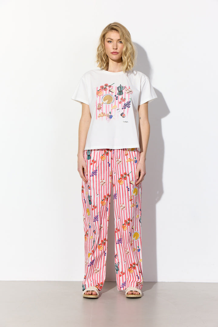 HUNKØN Picnic T-shirt T-shirts White