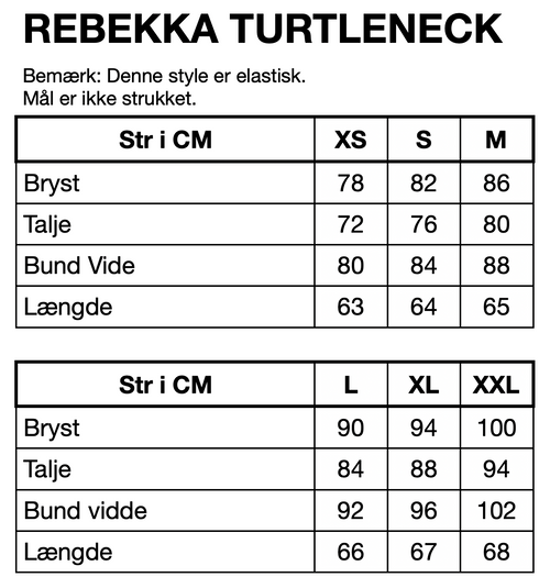 HUNKØN Rebekka Turtleneck Bluser Brown