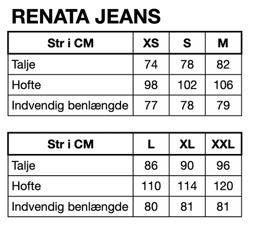 HUNKØN Renata Barrel Jeans Bukser Black