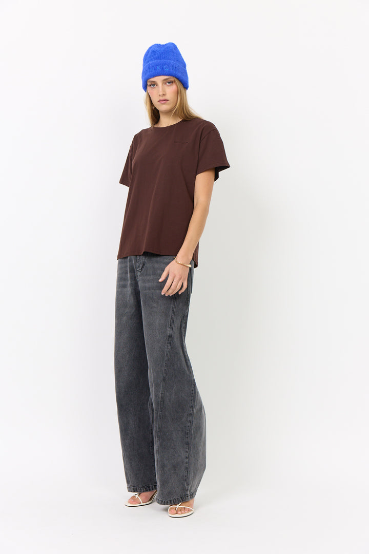 HUNKØN Renata Barrel Jeans Bukser Black