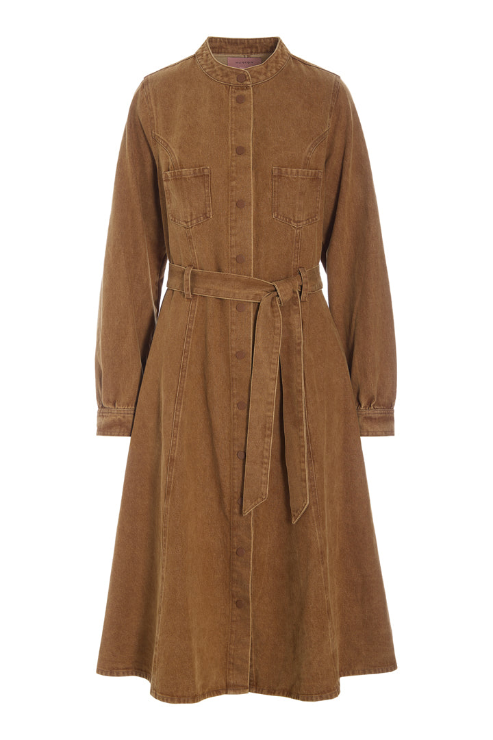 HUNKØN Renata Dress Kjoler Brown