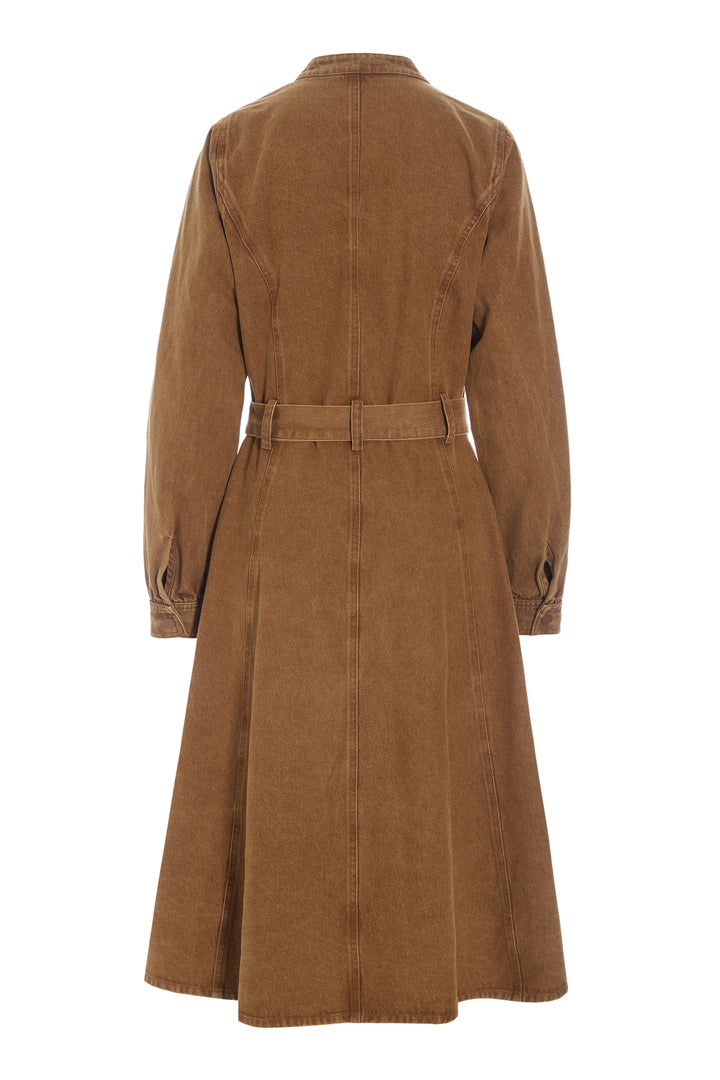 HUNKØN Renata Dress Kjoler Brown