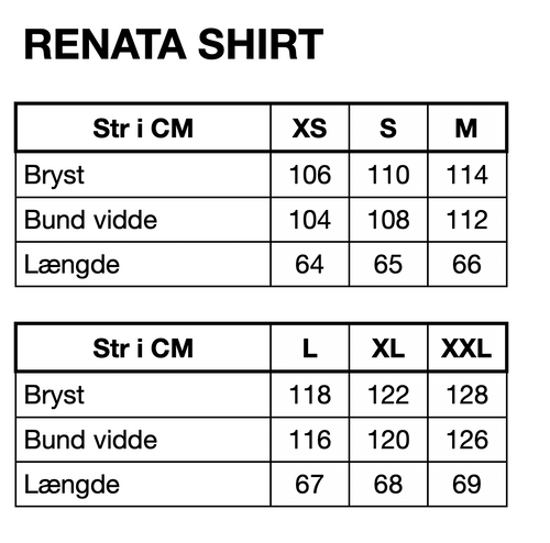 HUNKØN Renata Shirt Skjorter Black