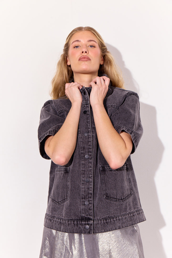 HUNKØN Renata Shirt Skjorter Black