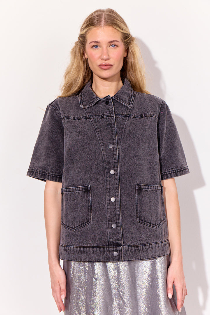 HUNKØN Renata Shirt Skjorter Black