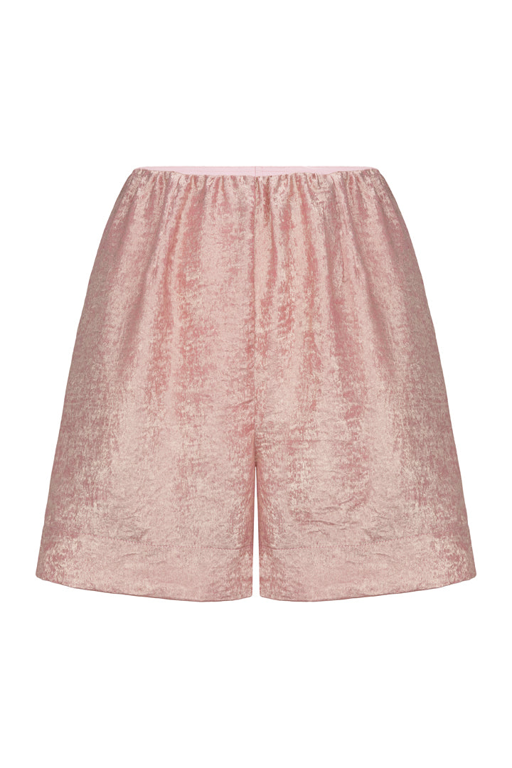 HUNKØN Robin Shorts Shorts Rose Metallic
