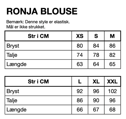HUNKØN Ronja Blouse Bluser White