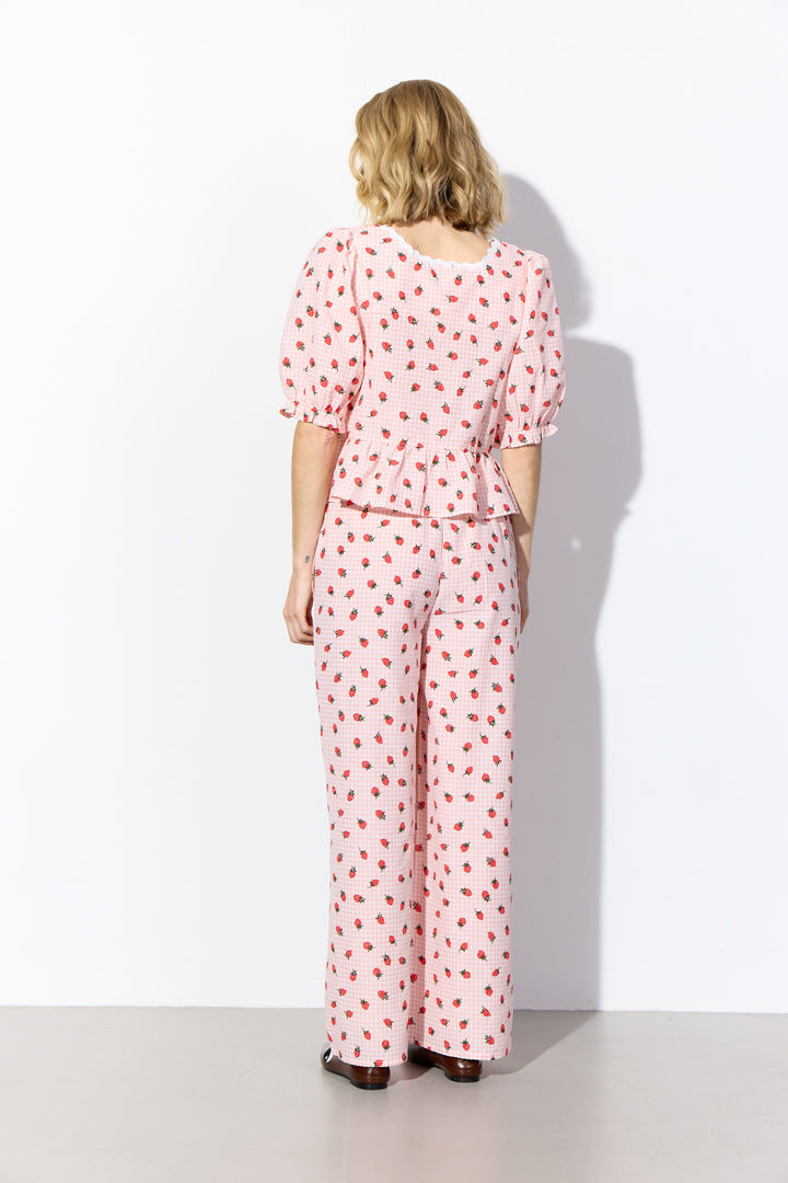 HUNKØN Ruth Blouse Skjorter Pink