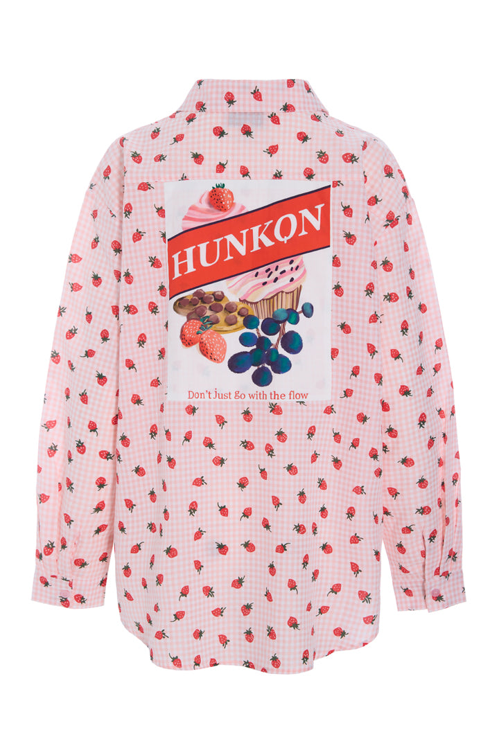 HUNKØN Ruth Shirt Skjorter Pink