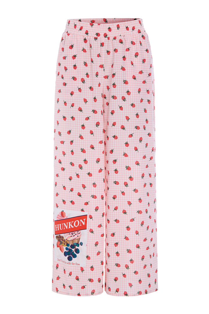HUNKØN Ruth Trousers Bukser Pink