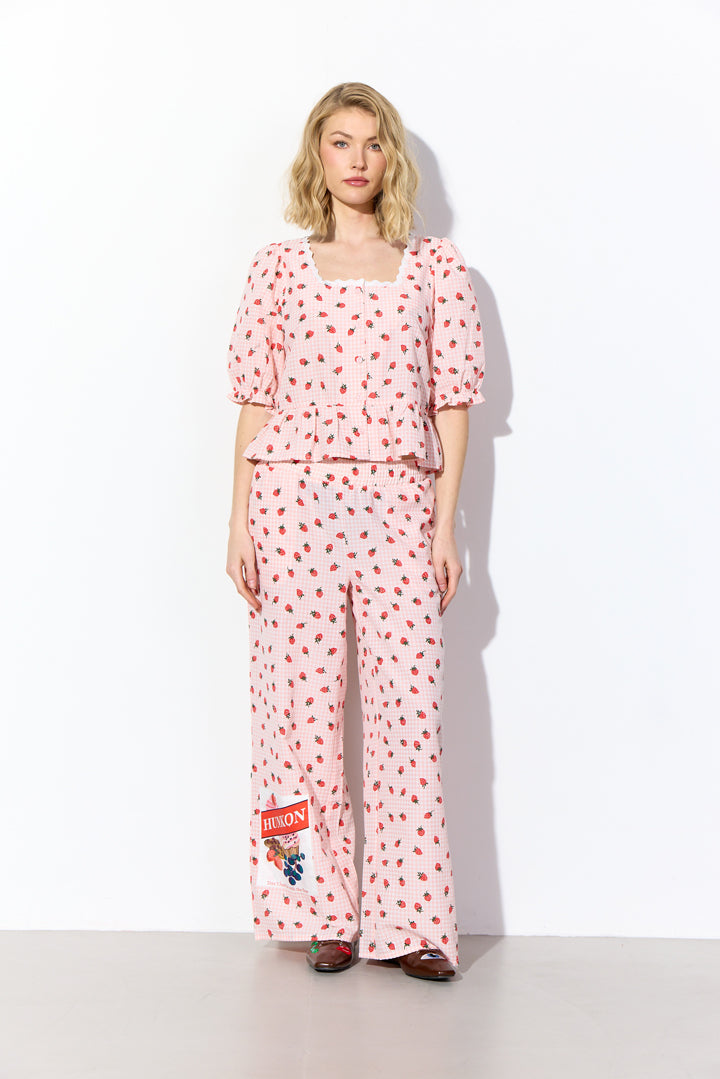 HUNKØN Ruth Trousers Bukser Pink