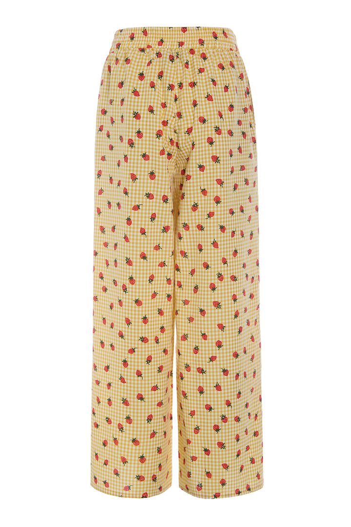 HUNKØN Ruth Trousers Bukser Yellow