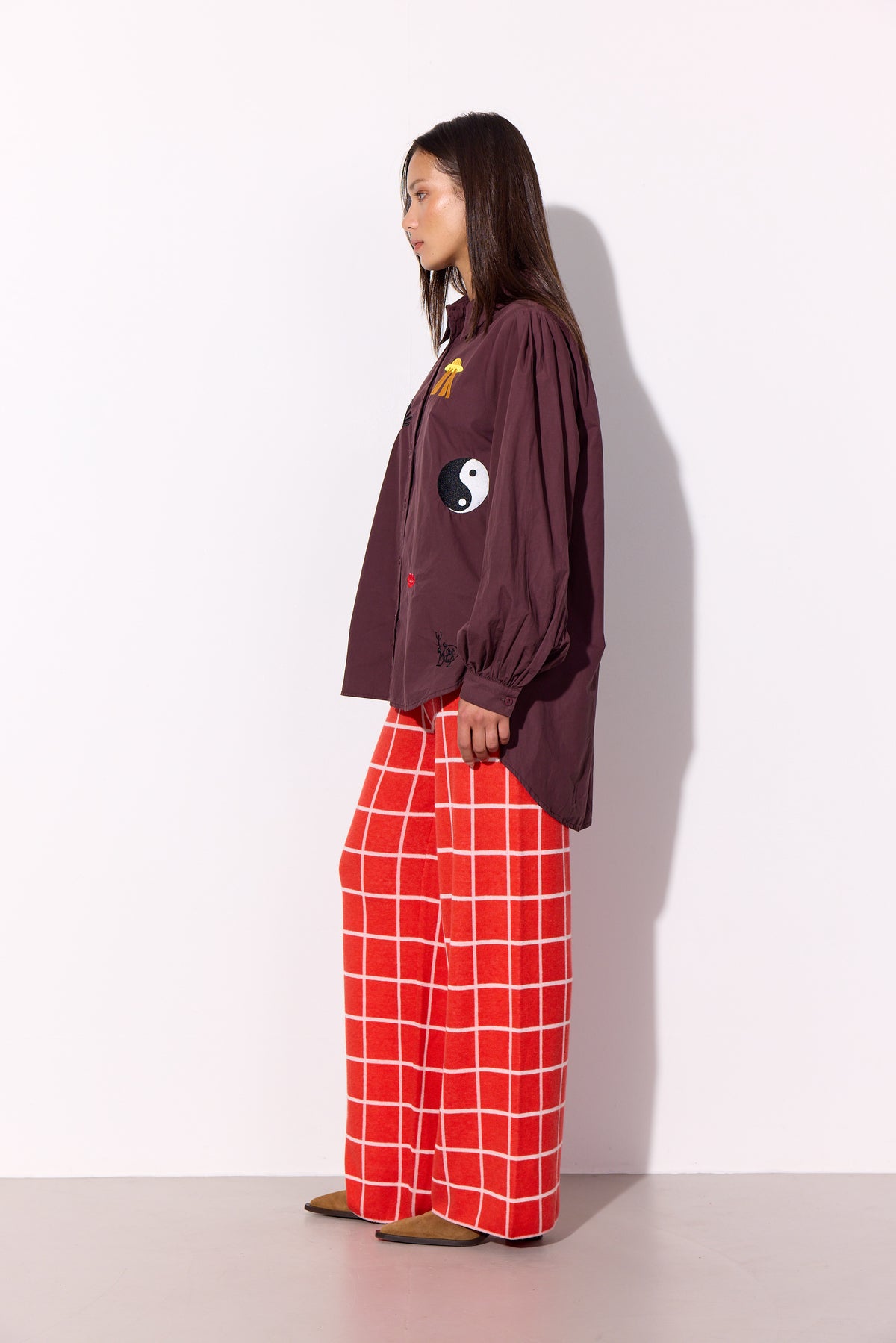 HUNKØN Sasha Shirt Skjorter Brown