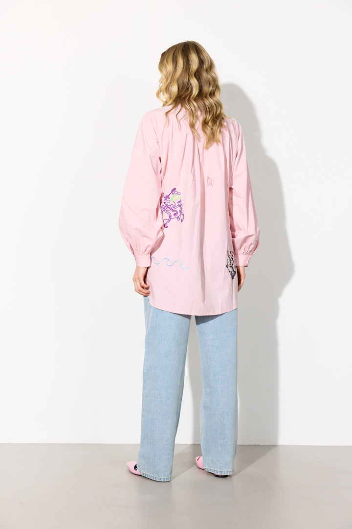 HUNKØN Sasha Shirt Skjorter Rose