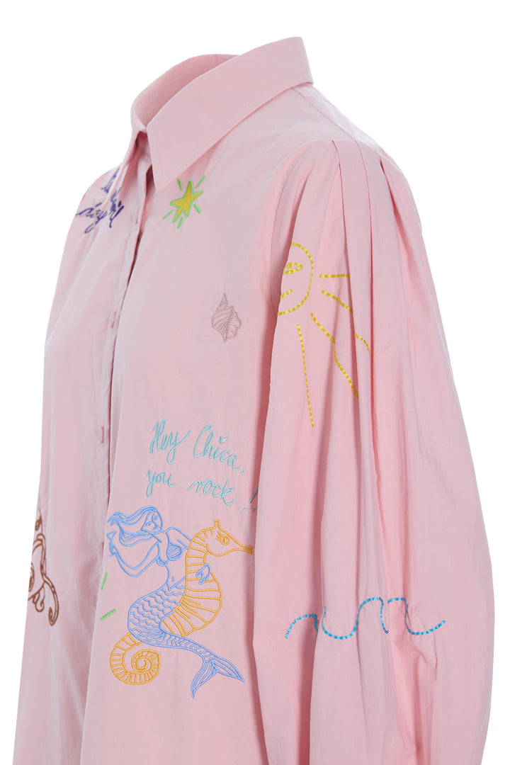HUNKØN Sasha Shirt Skjorter Rose