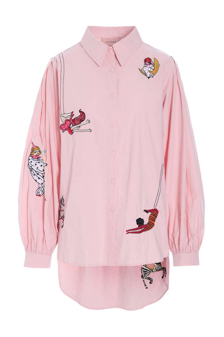 HUNKØN Sasha Shirt Skjorter Soft Pink