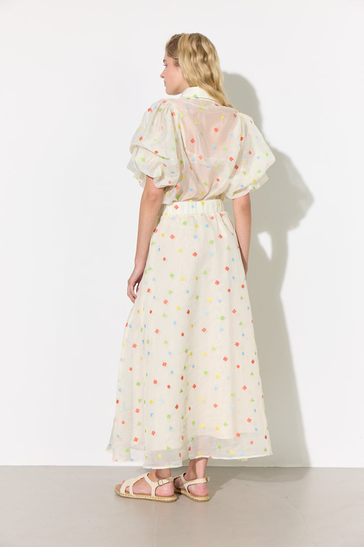 HUNKØN Sharon Skirt Nederdele Confetti