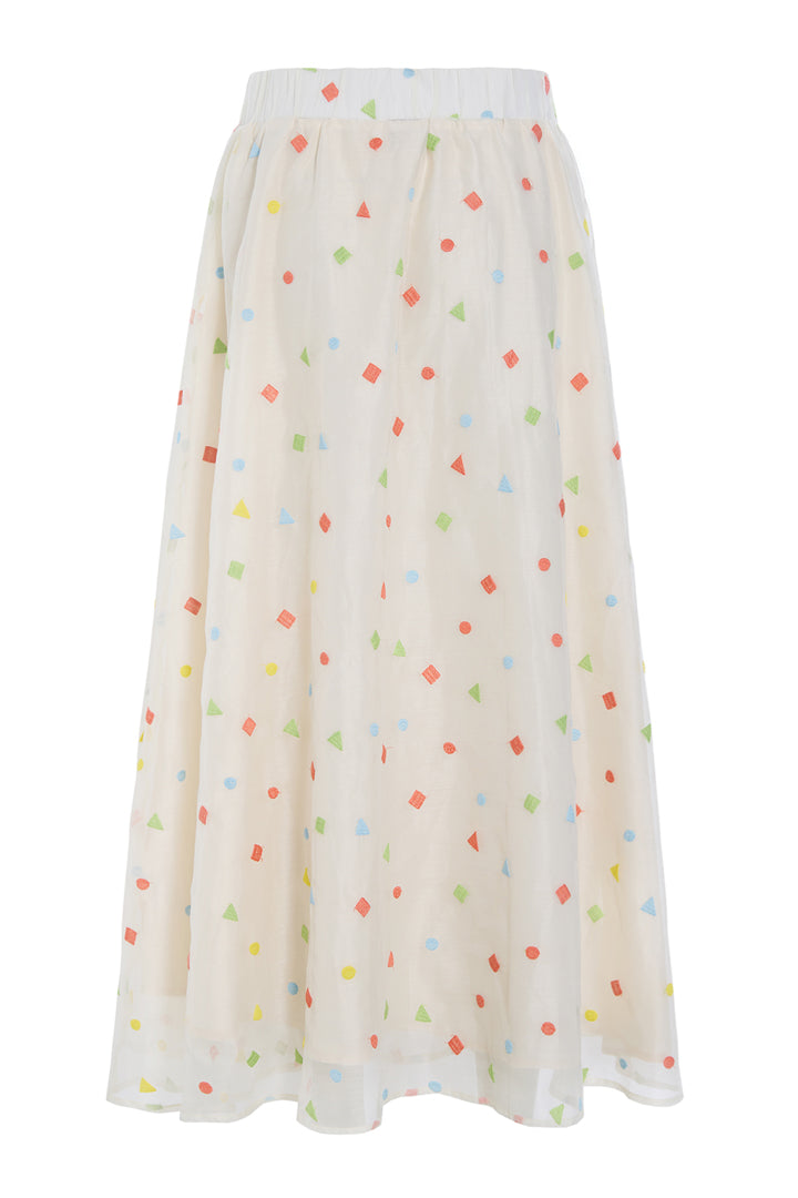 HUNKØN Sharon Skirt Nederdele Confetti
