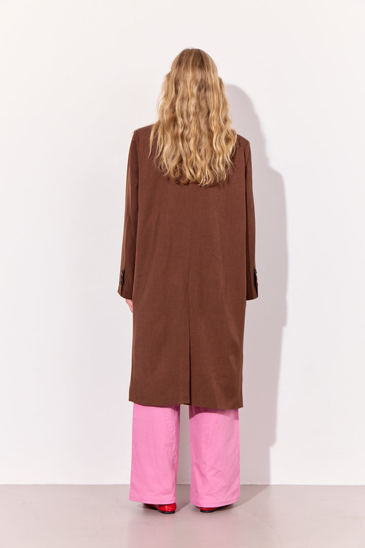 HUNKØN Sia Coat Frakker Chestnut
