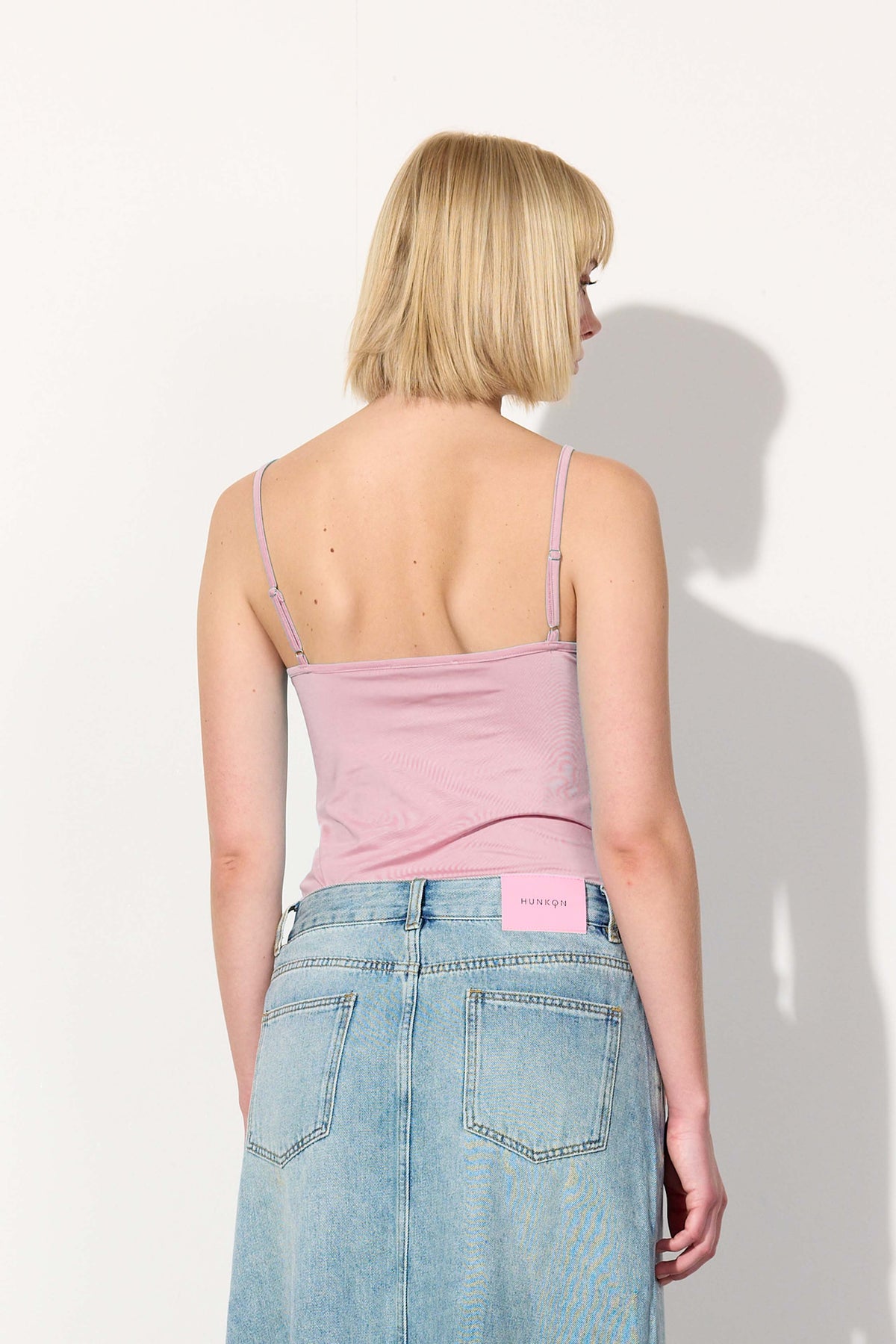 HUNKØN Simone Top Toppe Light Pink