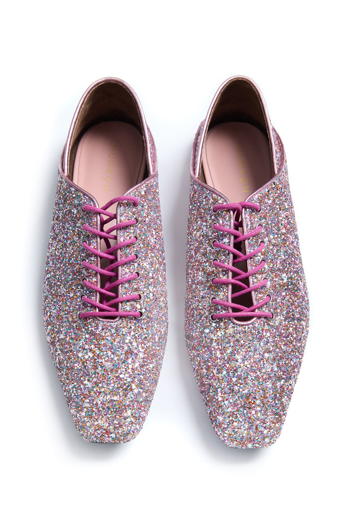 HUNKØN Solvej Shoes Accessories Plum Glitter
