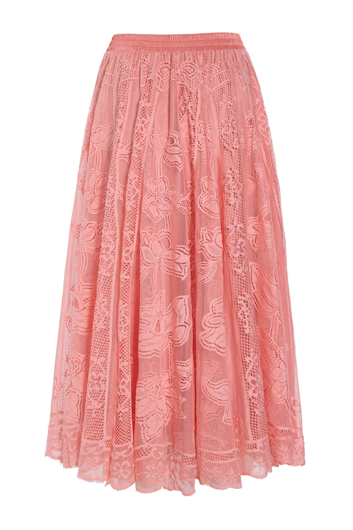 HUNKØN Stine Skirt Nederdele Peach
