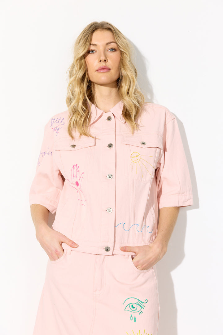 HUNKØN Suki Jacket Jakker Rose